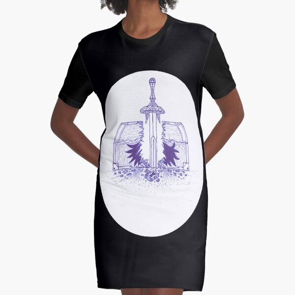 M.I. #125 |☽| Chest Pain Graphic T-Shirt Dress