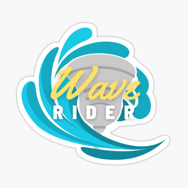 Wave Rider - Sonography Ultrasound Sticker