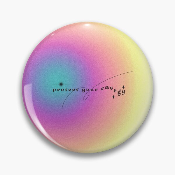 Item preview, Protect your Energy Gradient Aura Sticker designed and sold by HaleyMade.