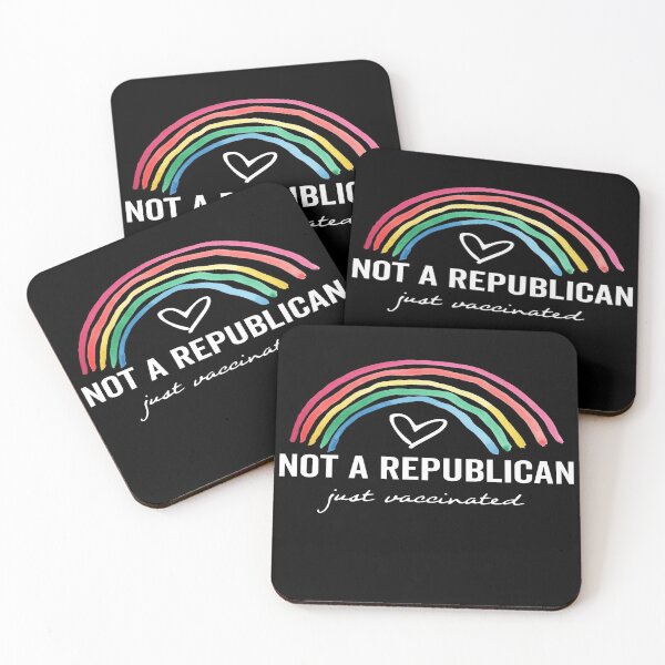 Item preview, not a republican just vaccinated designed and sold by FranFornix.