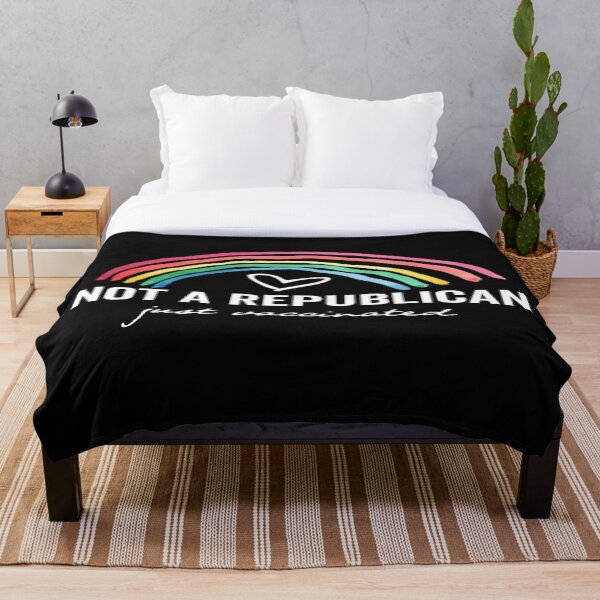 Item preview, not a republican just vaccinated designed and sold by FranFornix.