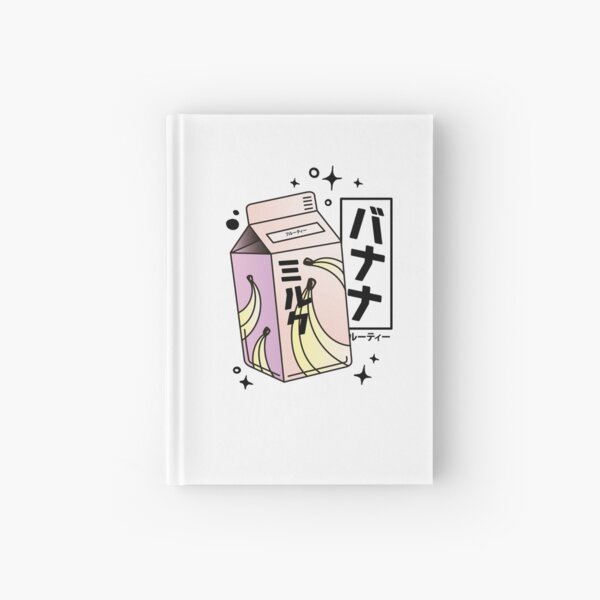 Japanese Banana Milk Hardcover Journal