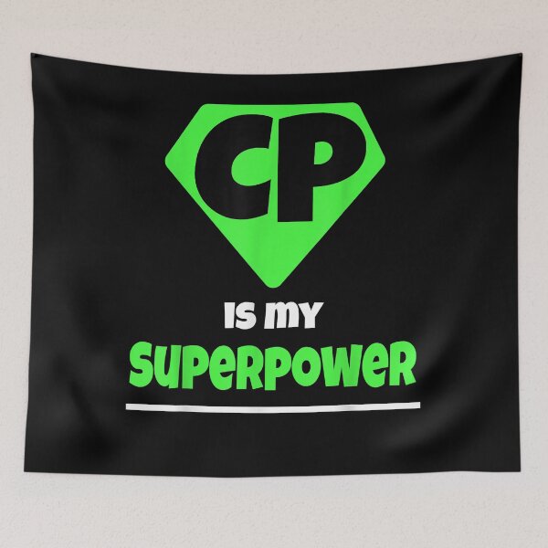 Item preview, Cerebral Palsy Brain Damage Awareness CP Is My Superpower designed and sold by begin-again.