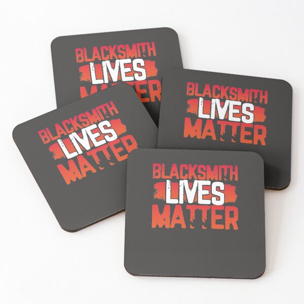 Item preview, Blacksmith Lives Matter Passion for Blacksmithing Pun designed and sold by BampiQ.