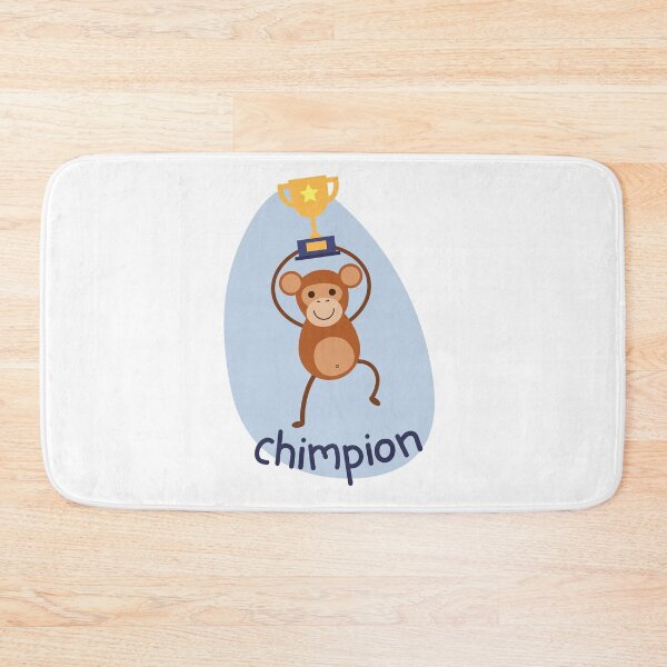 Item preview, Chimpion - Animal pun designed and sold by The Agreeable Raven.