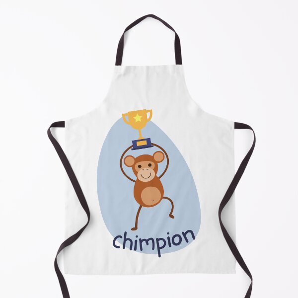 Item preview, Chimpion - Animal pun designed and sold by The Agreeable Raven.