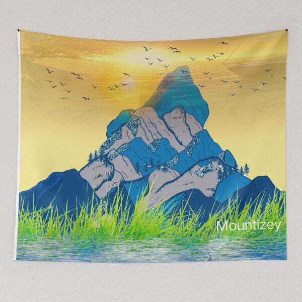 Item preview, mountains sunset  designed and sold by Mountizey.