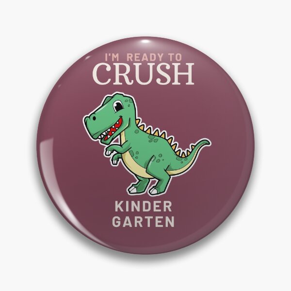 Item preview, I'm ready to crush Kinder Garten Dinosaur designed and sold by Magic-Stone.