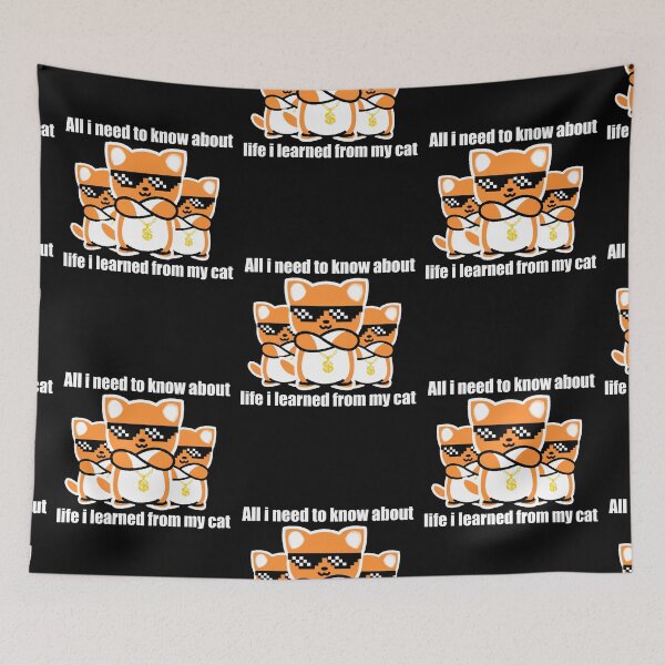 Item preview, All i need to know about life i learned from my cat designed and sold by DopeDesign111.