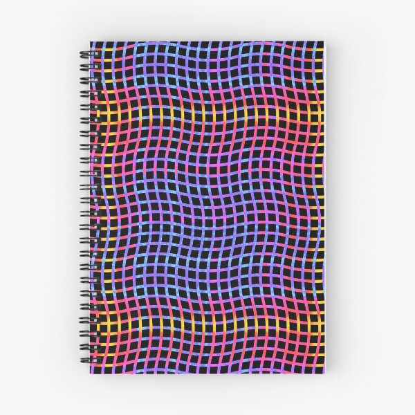 Item preview, Wavy Plaid Rainbow on Black Repeat 5748 designed and sold by Art in My Loft.