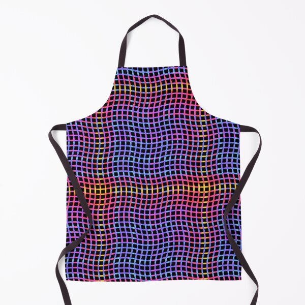 Item preview, Wavy Plaid Rainbow on Black Repeat 5748 designed and sold by Art in My Loft.