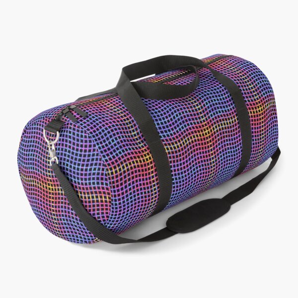 Item preview, Wavy Plaid Rainbow on Black Repeat 5748 designed and sold by Art in My Loft.