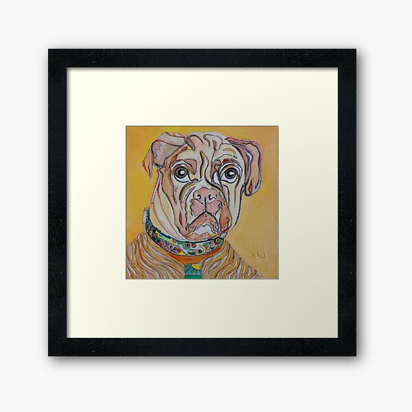 Sunshine Dog Framed Art Print