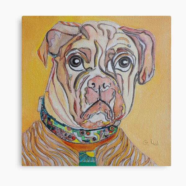 Sunshine Dog Metal Print