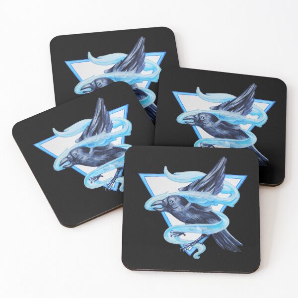 Item preview, Magical Crow Witch, Wizard, and Warlock Familiar designed and sold by marsunicornio.