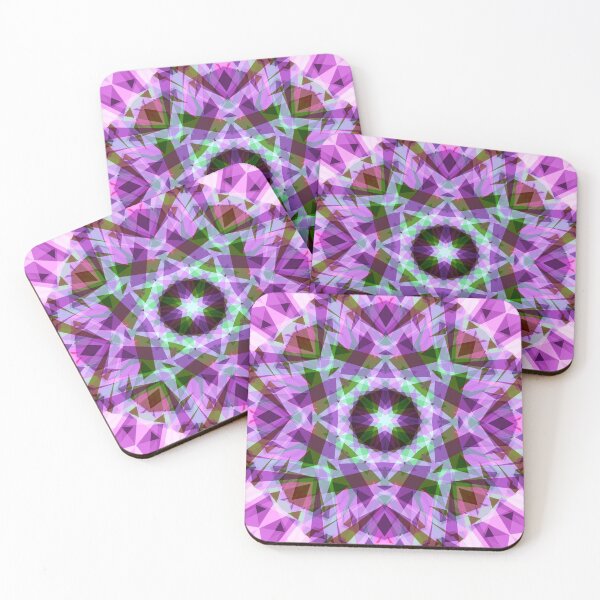 Item preview, Modern Colourful Vibrant Purple Bright Green Halloween Magic Witch Star Pattern designed and sold by PatternPerfect.