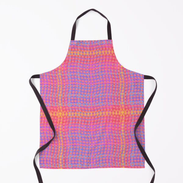 Item preview, Wavy Plaid Rainbow on Pink Repeat 5748 designed and sold by Art in My Loft.