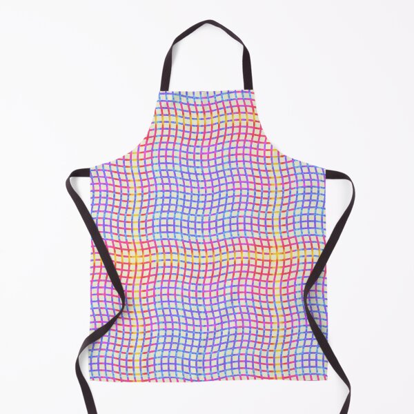 Item preview, Wavy Plaid Rainbow on Pale Yellow Repeat 5748 designed and sold by Art in My Loft.