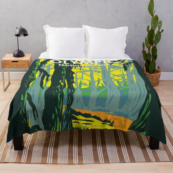 Item preview, Olympic National Park Washington Hoh Rainforest Vintage designed and sold by KrisSidDesigns.