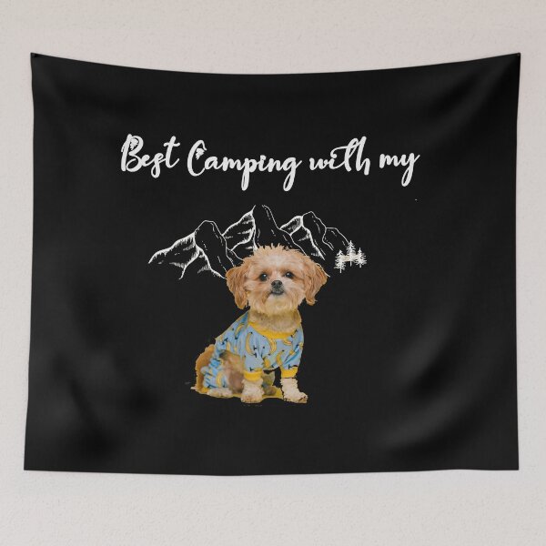 Item preview, Best camping with my dog designed and sold by Lakki-s.