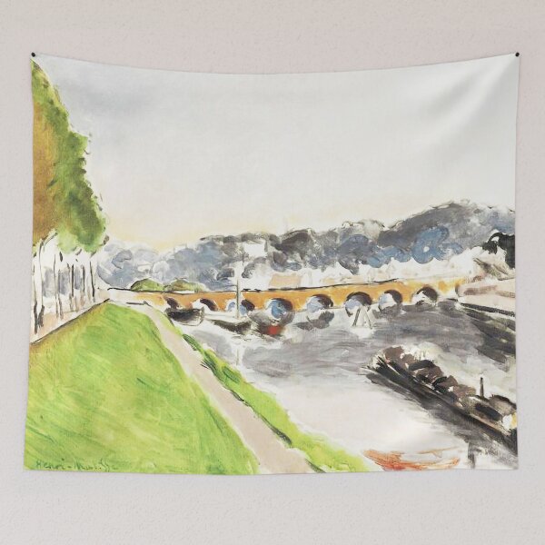 Aperçu de l'œuvre Le Pont De Sèvres Au Chaland de Matisse créée et vendue par magicmagnet.