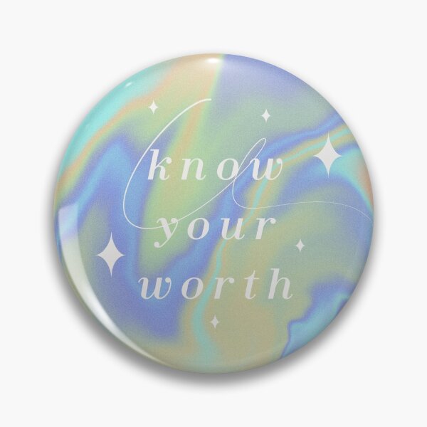 Item preview, Know Your Worth Inspirational Quote Sticker  designed and sold by HaleyMade.
