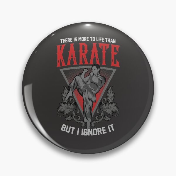 Item preview, Retro Vintage Karate Gift For Karateka Karate And Kung Fu Silhouette designed and sold by BampiQ.