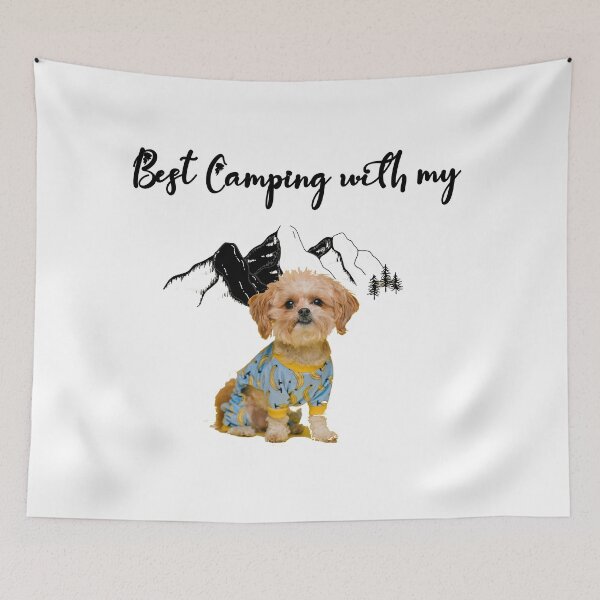 Item preview, Best camping with my dog designed and sold by Lakki-s.