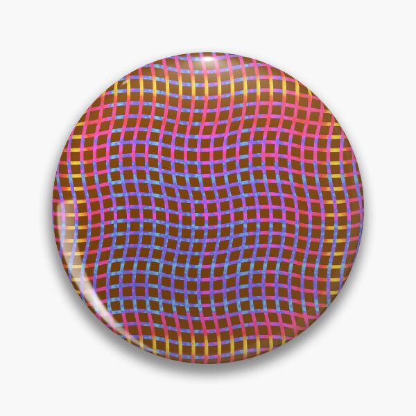 Item preview, Wavy Plaid Rainbow on Brown Repeat 5748 designed and sold by Art in My Loft.