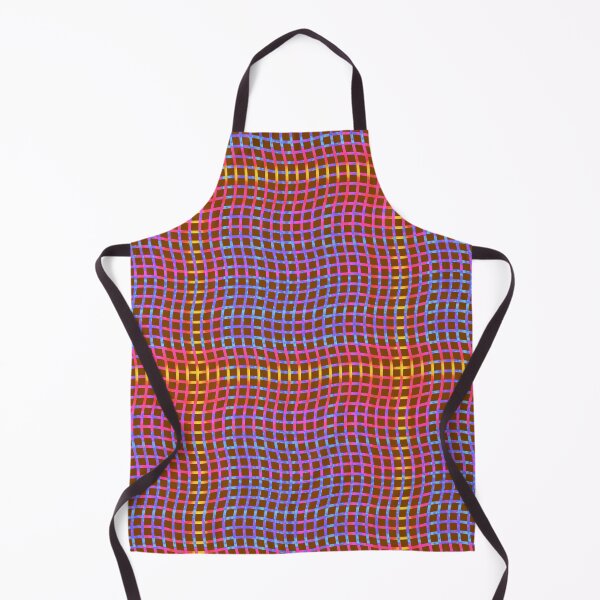 Item preview, Wavy Plaid Rainbow on Brown Repeat 5748 designed and sold by Art in My Loft.