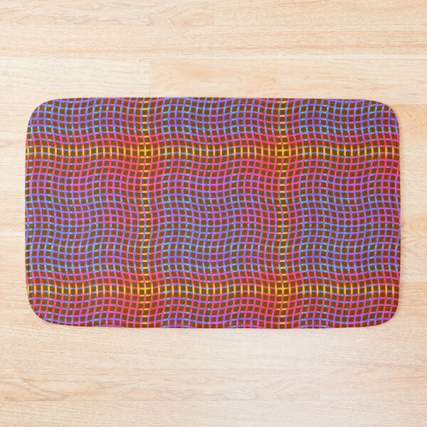 Item preview, Wavy Plaid Rainbow on Brown Repeat 5748 designed and sold by Art in My Loft.