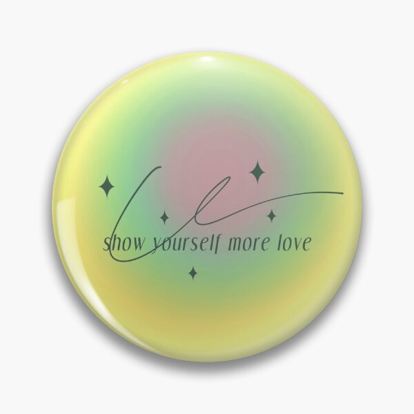 Item preview, Show Yourself More Love Aura Gradient Sticker designed and sold by HaleyMade.