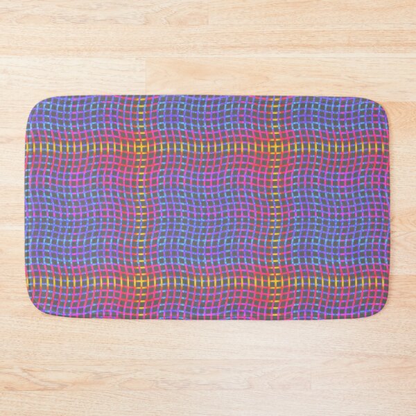 Item preview, Wavy Plaid Rainbow on Grey Repeat 5748 designed and sold by Art in My Loft.