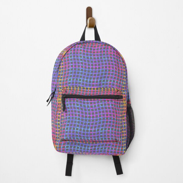Item preview, Wavy Plaid Rainbow on Grey Repeat 5748 designed and sold by Art in My Loft.