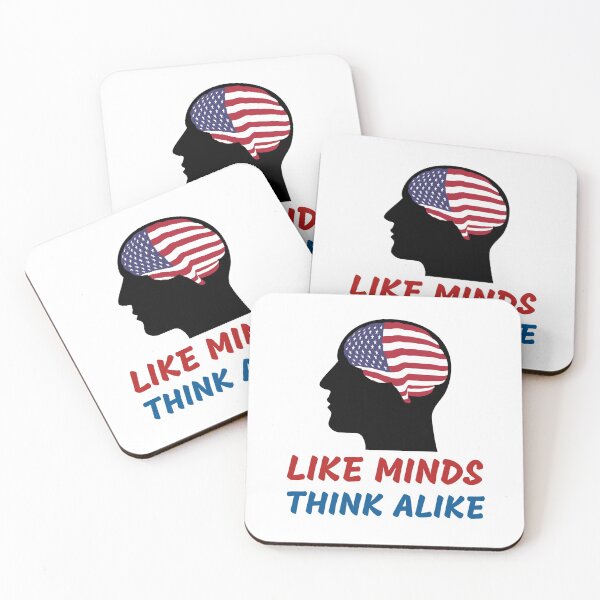 Item preview, Like Minds Think Alike - American Flag designed and sold by medbdj.