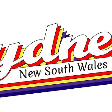 Artwork thumbnail, Sydney NSW retro by Born2tee