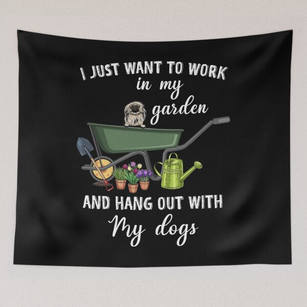 Item preview, Work In My Garden & Hangout With My Dog Gardner Funny designed and sold by elisamarez97.