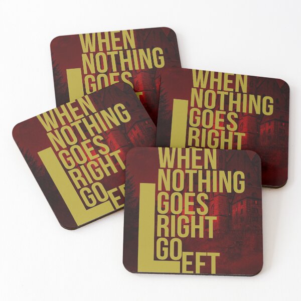 Item preview, When nothing goes right, go left | Wall Art | Poster | Cover designed and sold by umorshofi.