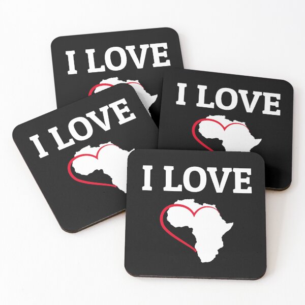 Item preview, I love Africa  designed and sold by MerchMeAfrica.