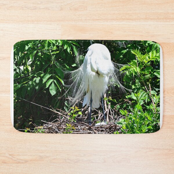 Item preview, Pruning Great Egret designed and sold by LisaWootenPhoto.