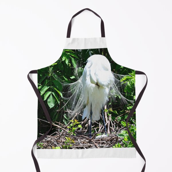 Item preview, Pruning Great Egret designed and sold by LisaWootenPhoto.