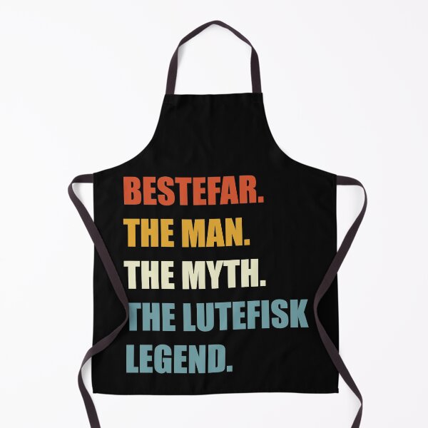 Item preview, Norwegian Grandpa Bestefar Man Myth Lutefisk Legend designed and sold by Huhnerdieb Apparel.