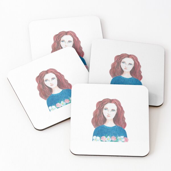 Item preview, Long haired girl portrait designed and sold by ivorry.