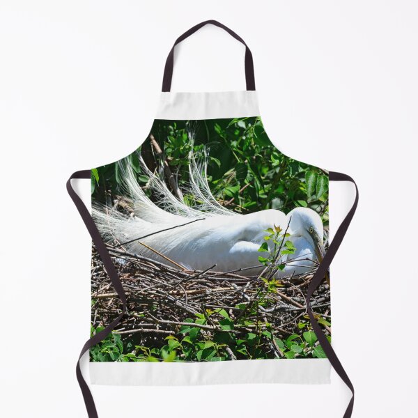 Item preview, A Great Egret Sitting On Her Nest designed and sold by LisaWootenPhoto.