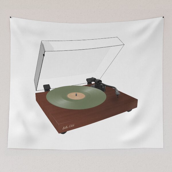 Item preview, Happier Than Ever Sage Green Vinyl designed and sold by ellebackup.