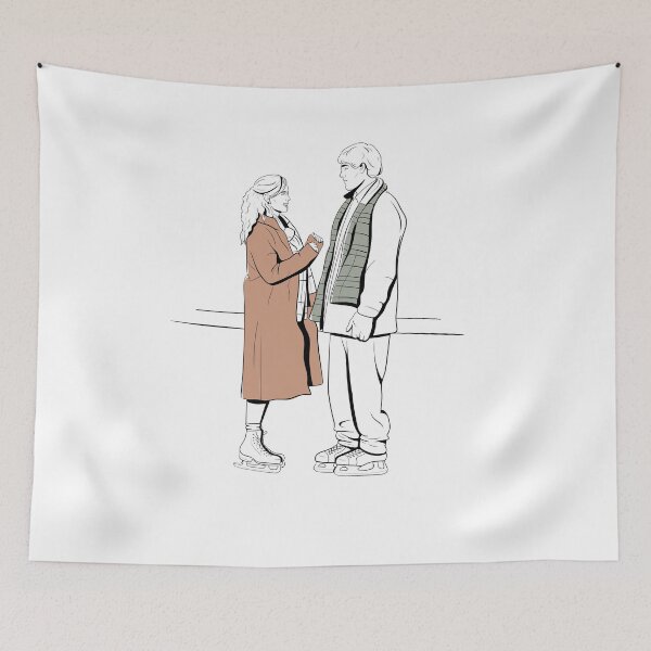 Item preview, The Office Jim and Pam Pop Art Illustration designed and sold by ebzil studio.