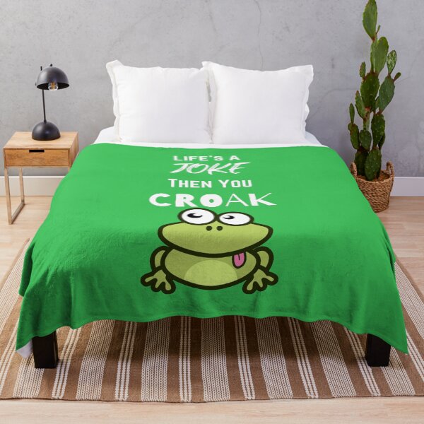 Item preview, Life's A Joke Then You Croak designed and sold by Teepocalypse.