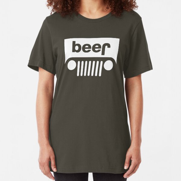Beer Jeep Slim Fit T-Shirt