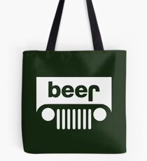 Beer Jeep Tote Bag
