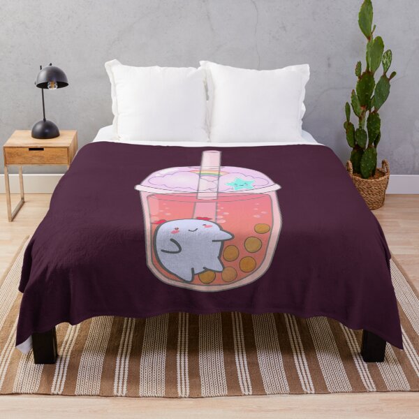 Item preview, Leucistic Axolotl In Bubble Tea - Cute Adorable designed and sold by lazarosdesign.